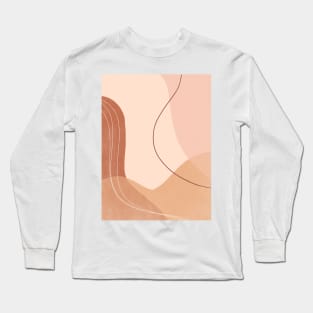 Abstract Bohemian Shapes 3.3 Long Sleeve T-Shirt